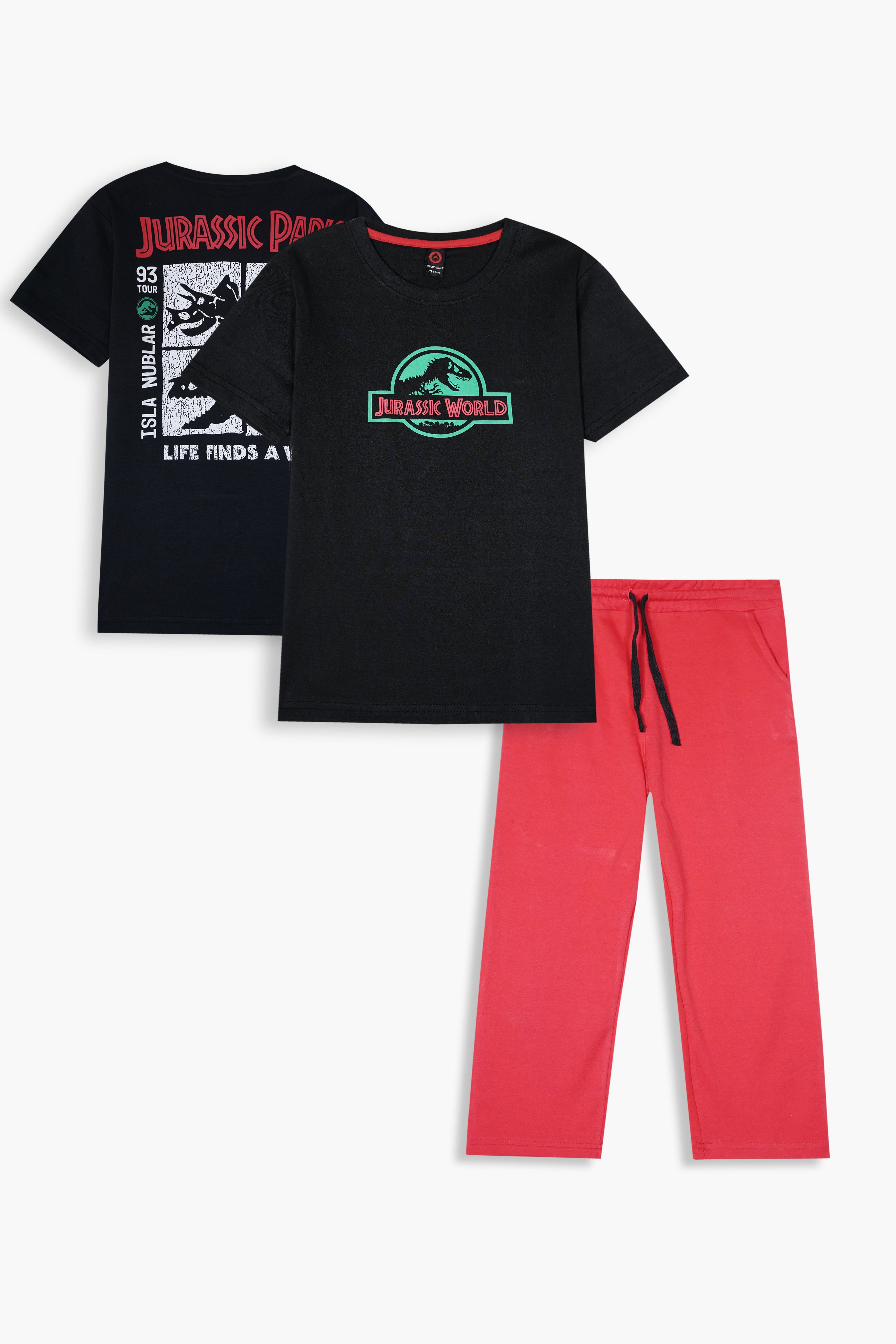 Jurassic World 100% Cotton Interlock Co-ord Set