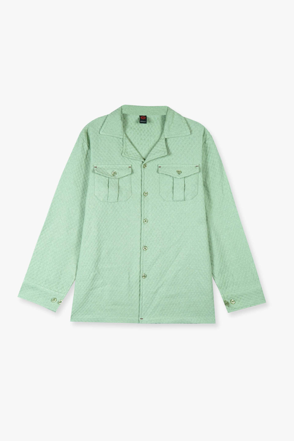 Mint Green Jacquard Cotton Suit | 100% Cotton