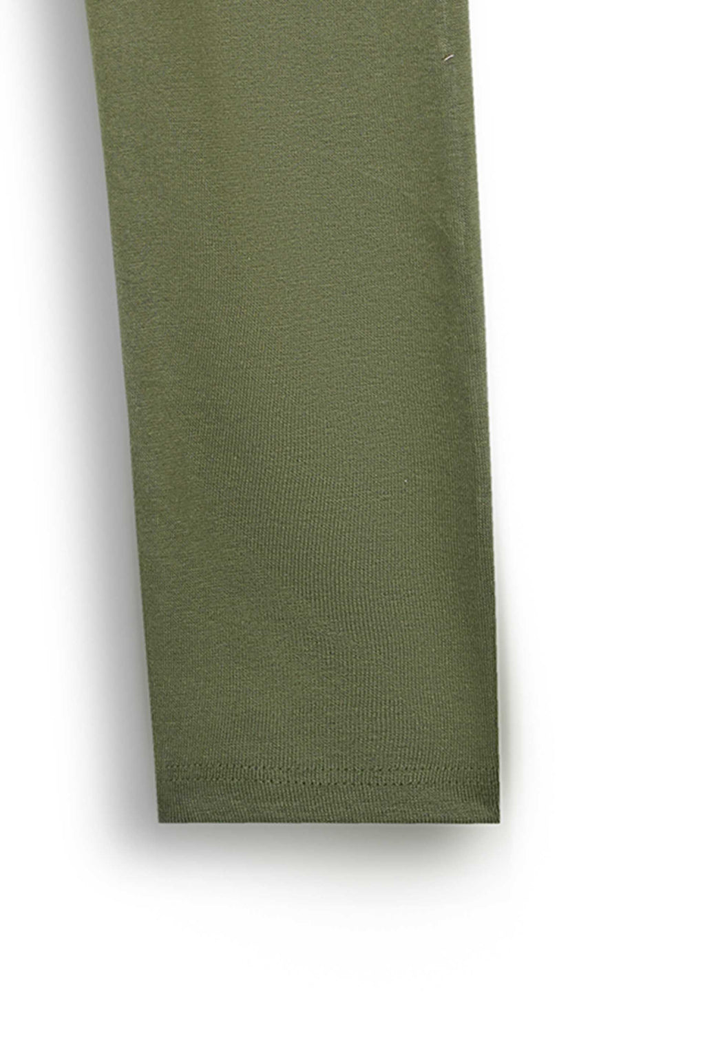 Green Ribbed Lycra Tights for winter | Stretchable & Trendy Fit