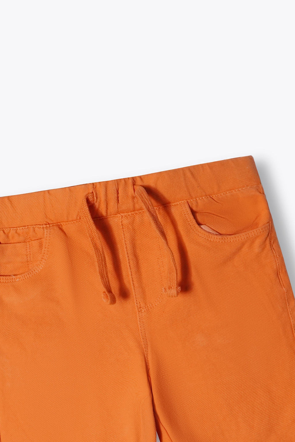 Kid's Brown Cotton Terry Short With Adjuster
