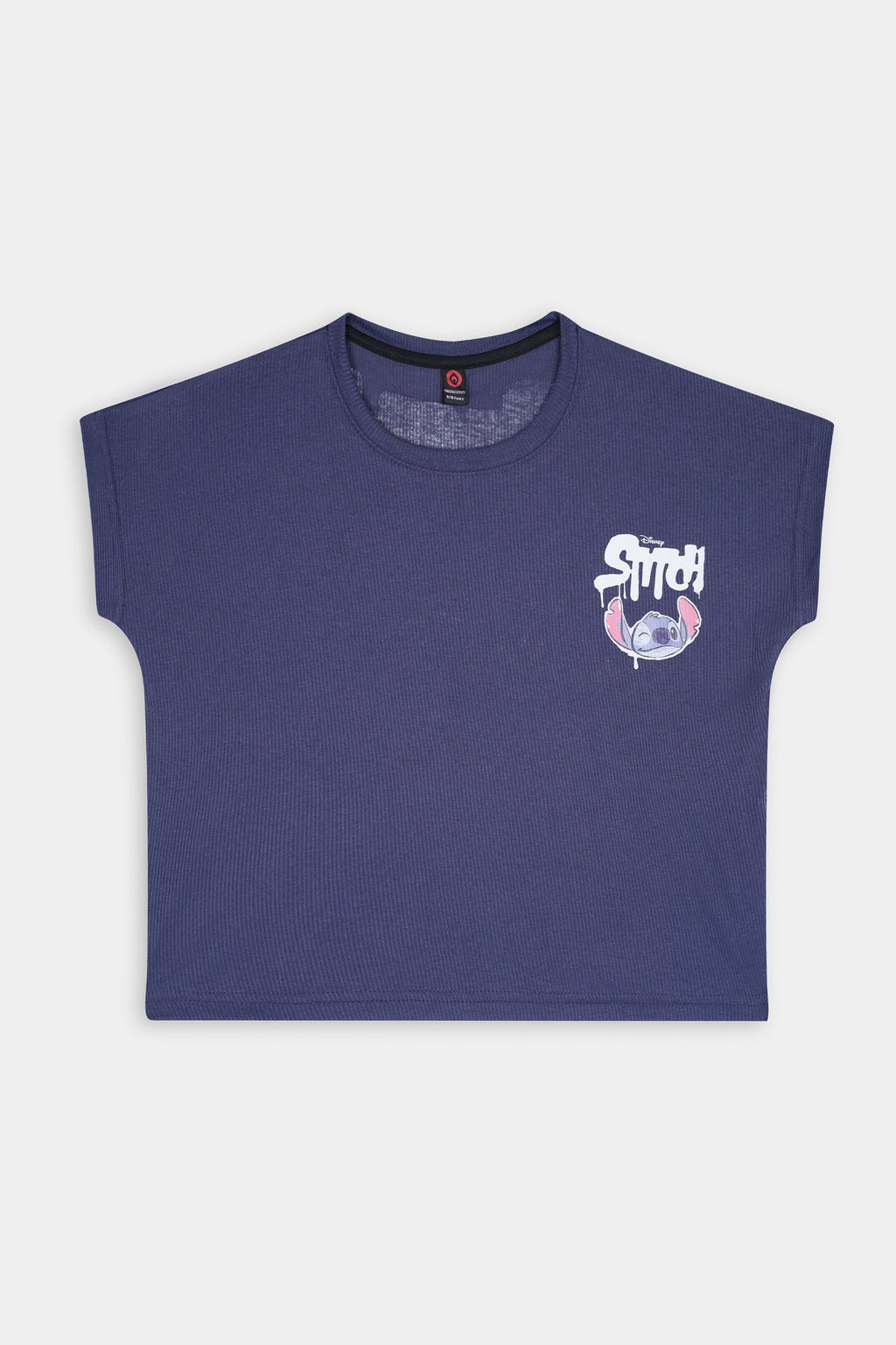 Disney Stitch "Graffiti Style" 100% Cotton Boxy Fit Tee & Wide-Leg Pants Set