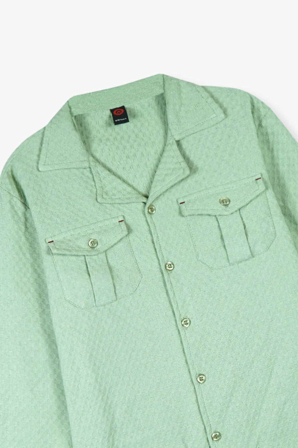 Mint Green Jacquard Cotton Suit | 100% Cotton