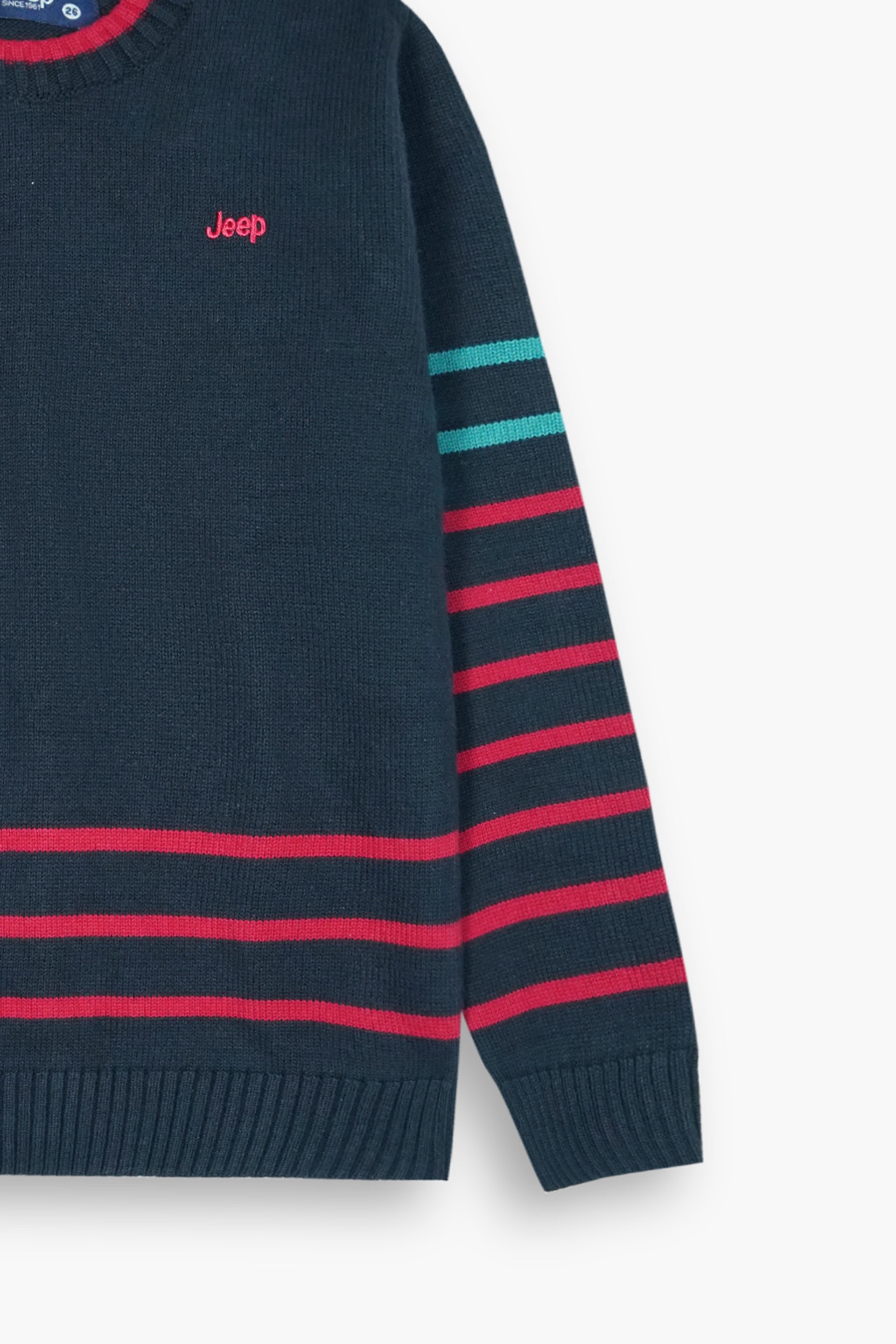 Jeep green color Cotton Sweater – 100% Cotton | Warm & Stylish Winter Wear for Kids