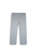 Grey Ribbed Lycra Tights for winter | Stretchable & Trendy Fit