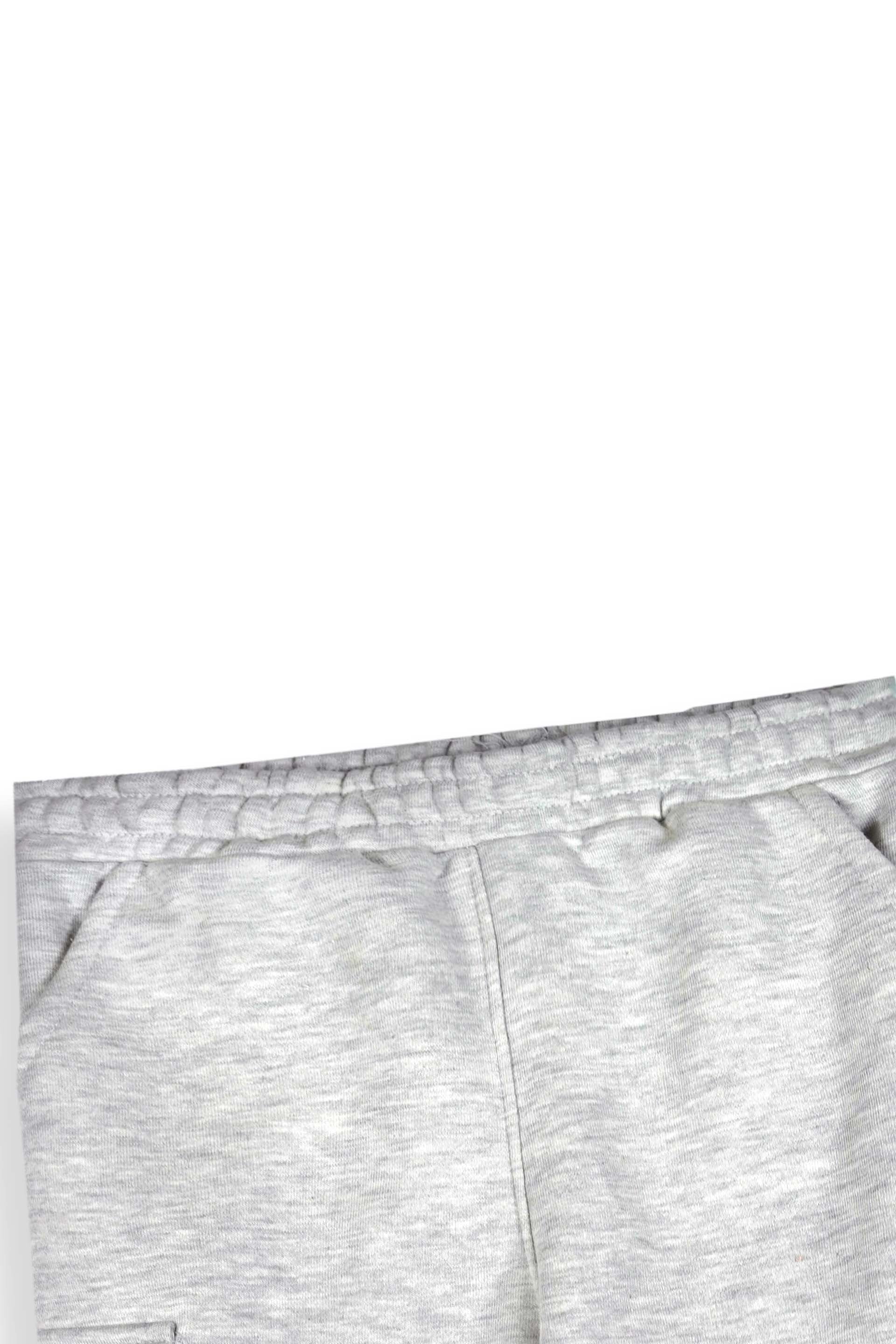 Stitch Printed Fleece Tracksuit – Short Body Hoodie & Jogger Set for Kids