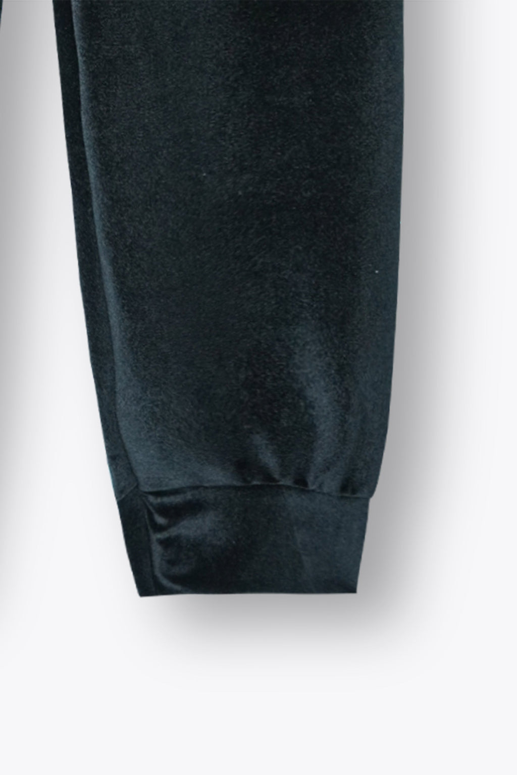 Kids Velvet Tracksuit – Jet Black