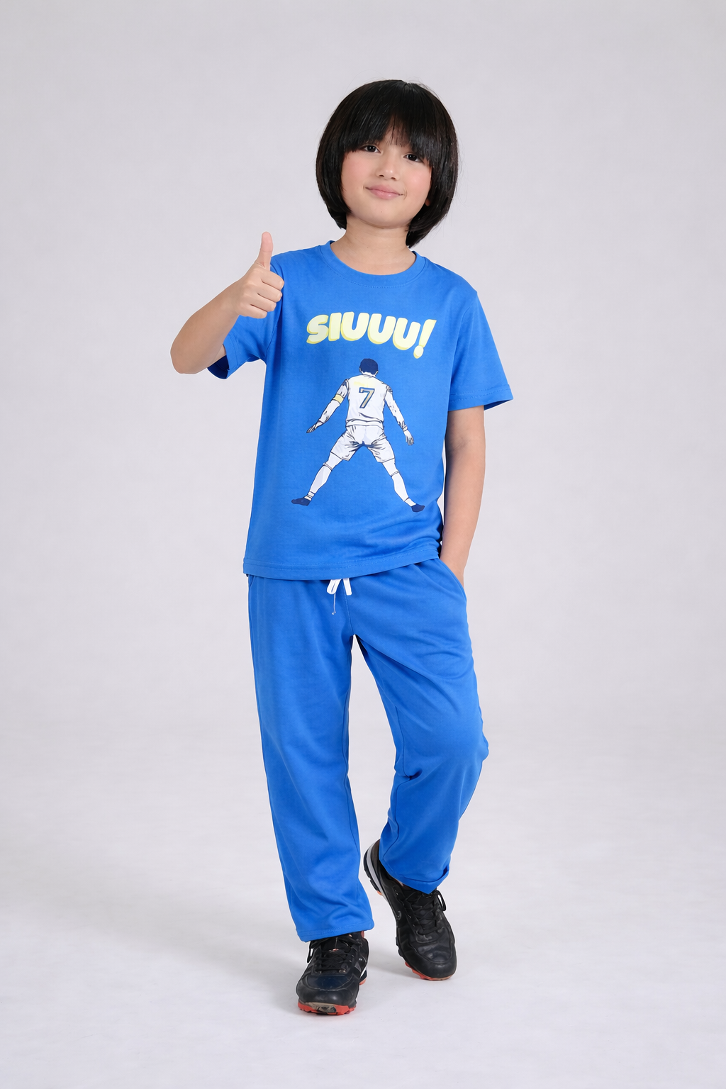 Kids' Cristiano Ronaldo "SIUUU!" Football Co-ord Set