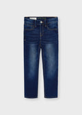 Slim Fit Pants Dark Blue