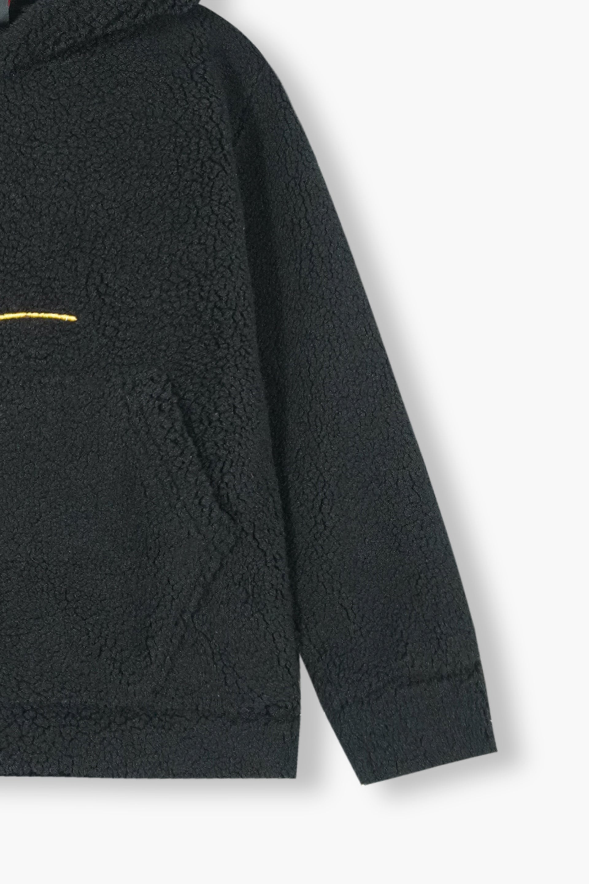 Kids "KING" Fur Hoodie – Ultra Soft Winter Wear Black