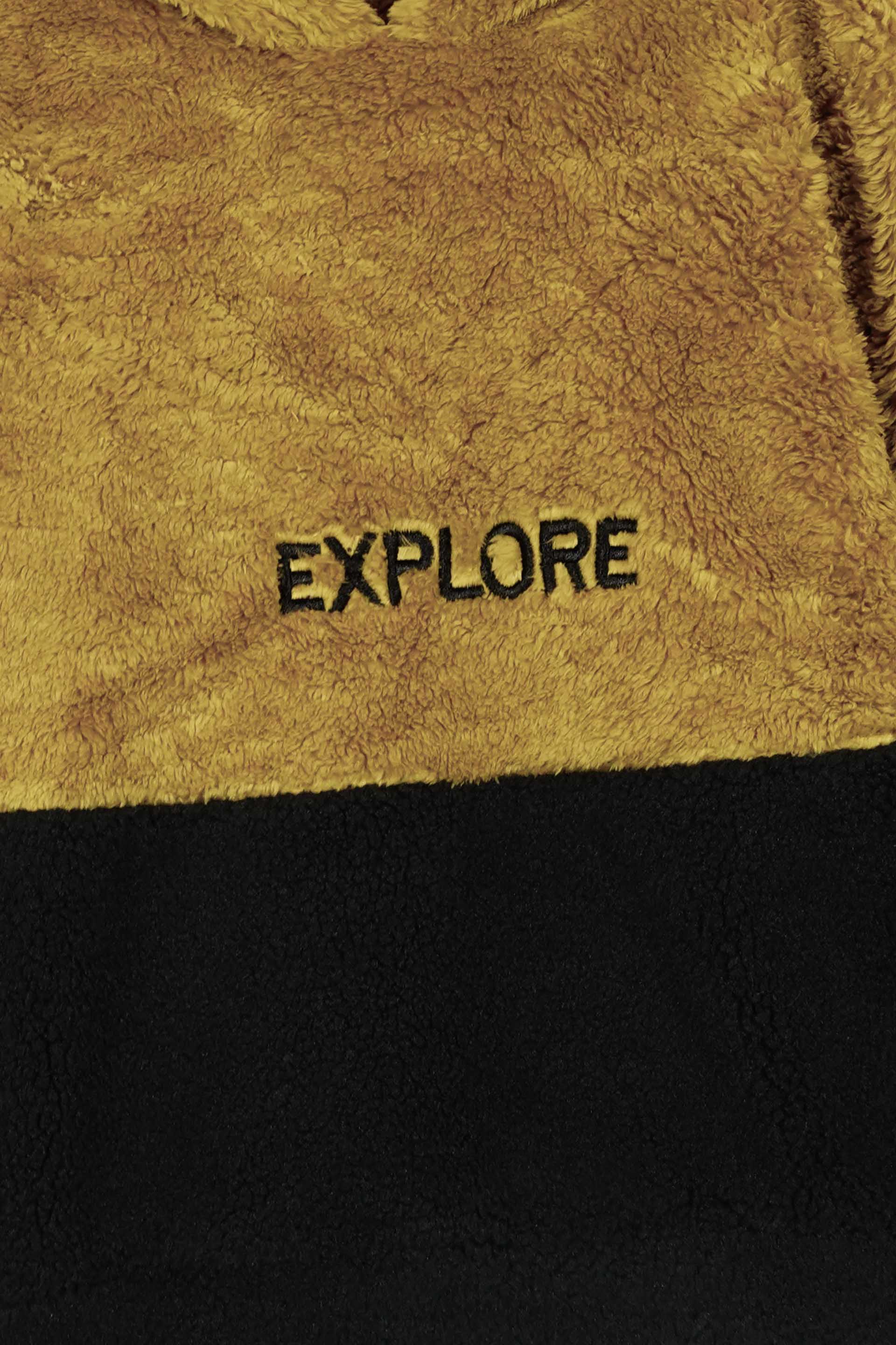 Kids "EXPLORE" Fur Hoodie – Ultra Soft Winter Wear