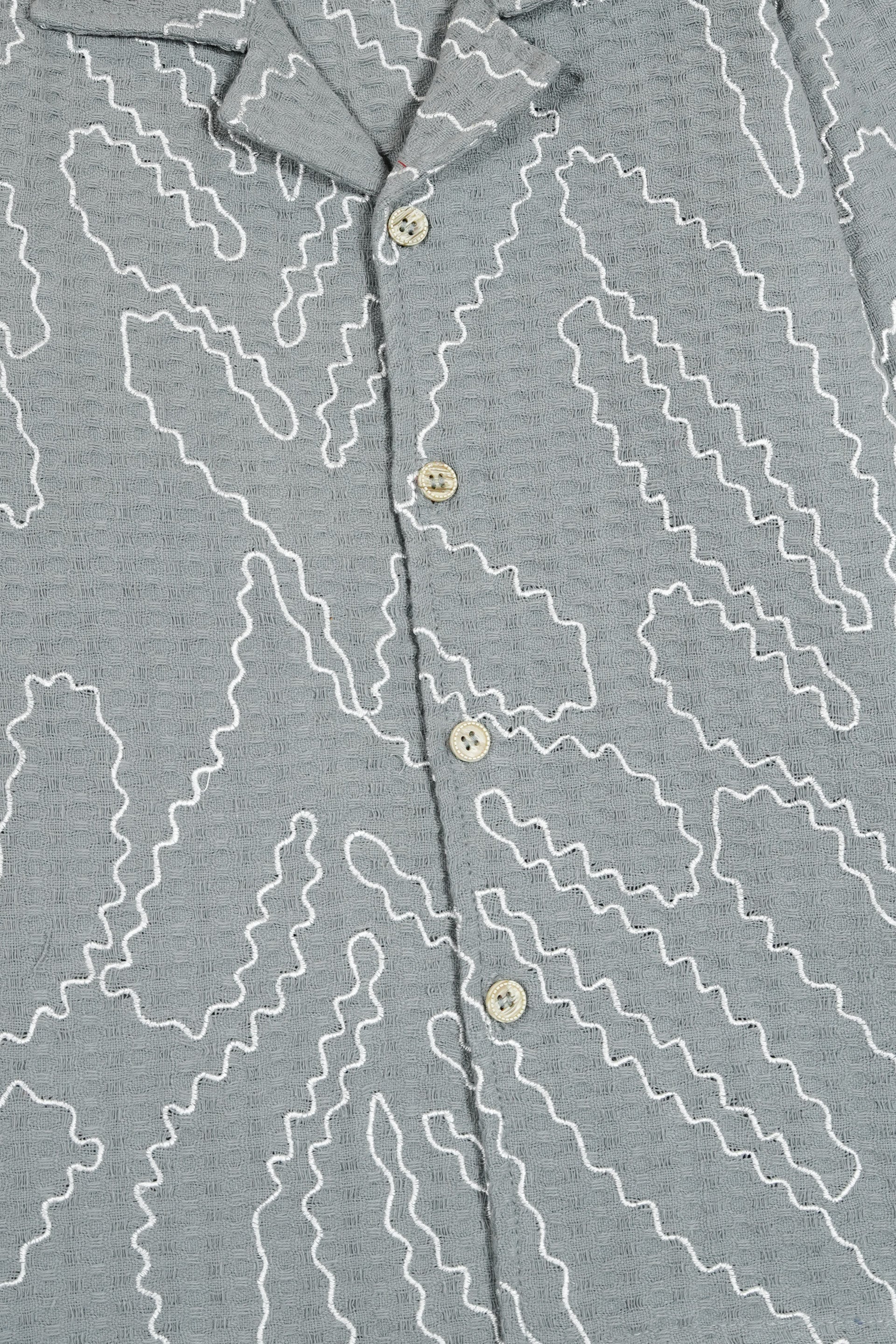 Jacquard Embroidered Shirt  | Onion Outfits