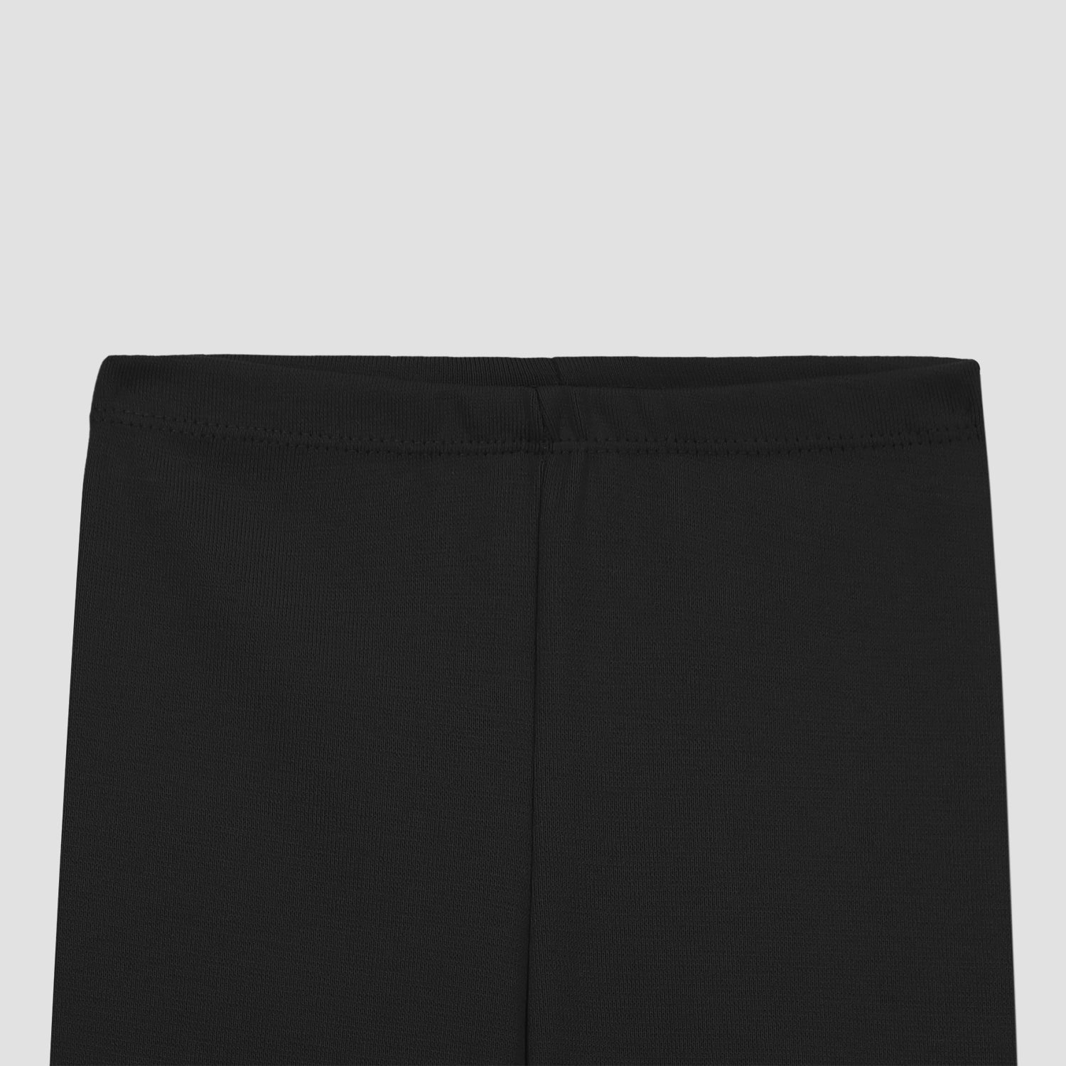 Girls Soft Cotton Winter Rib Black Tights-black
