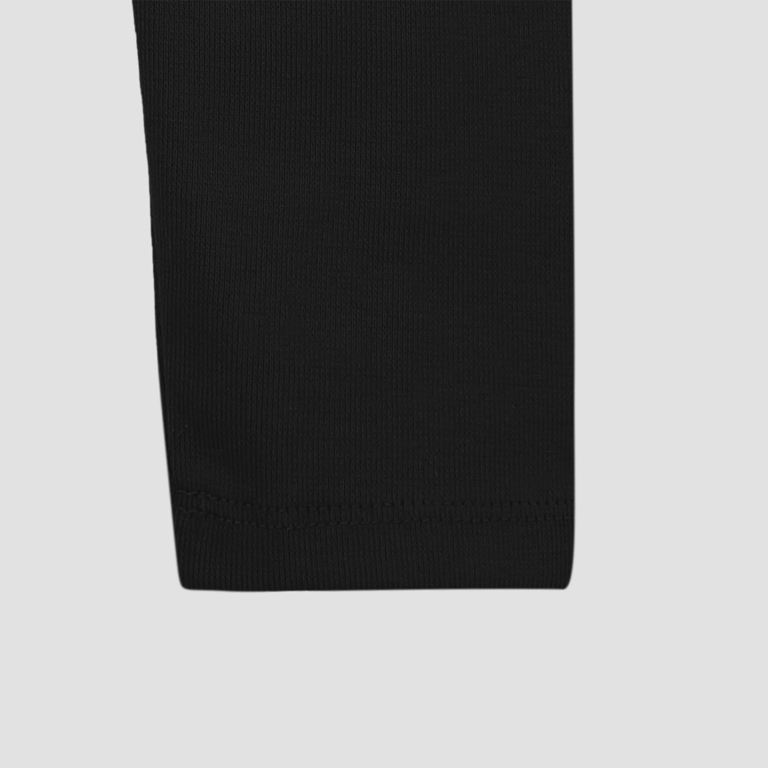Girls Soft Cotton Winter Rib Black Tights-black