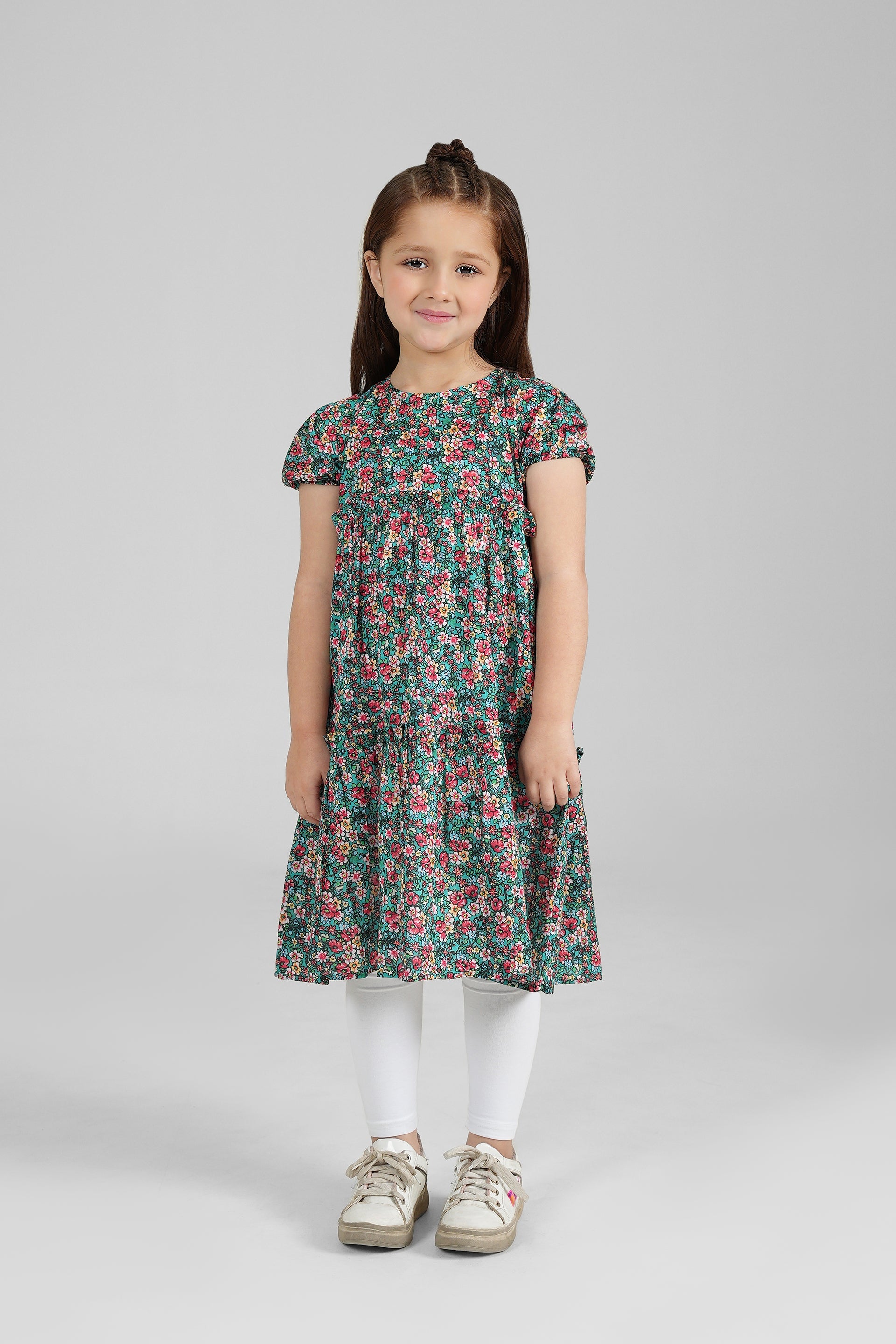 Lawn Digital Printed Top-Multi