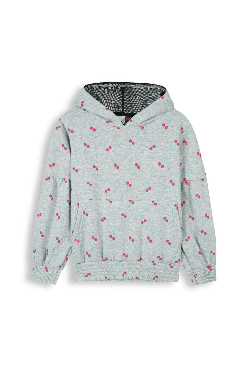 Kids Cherry Print Hoodie & Jogger Set – 100% Cotton Fleece