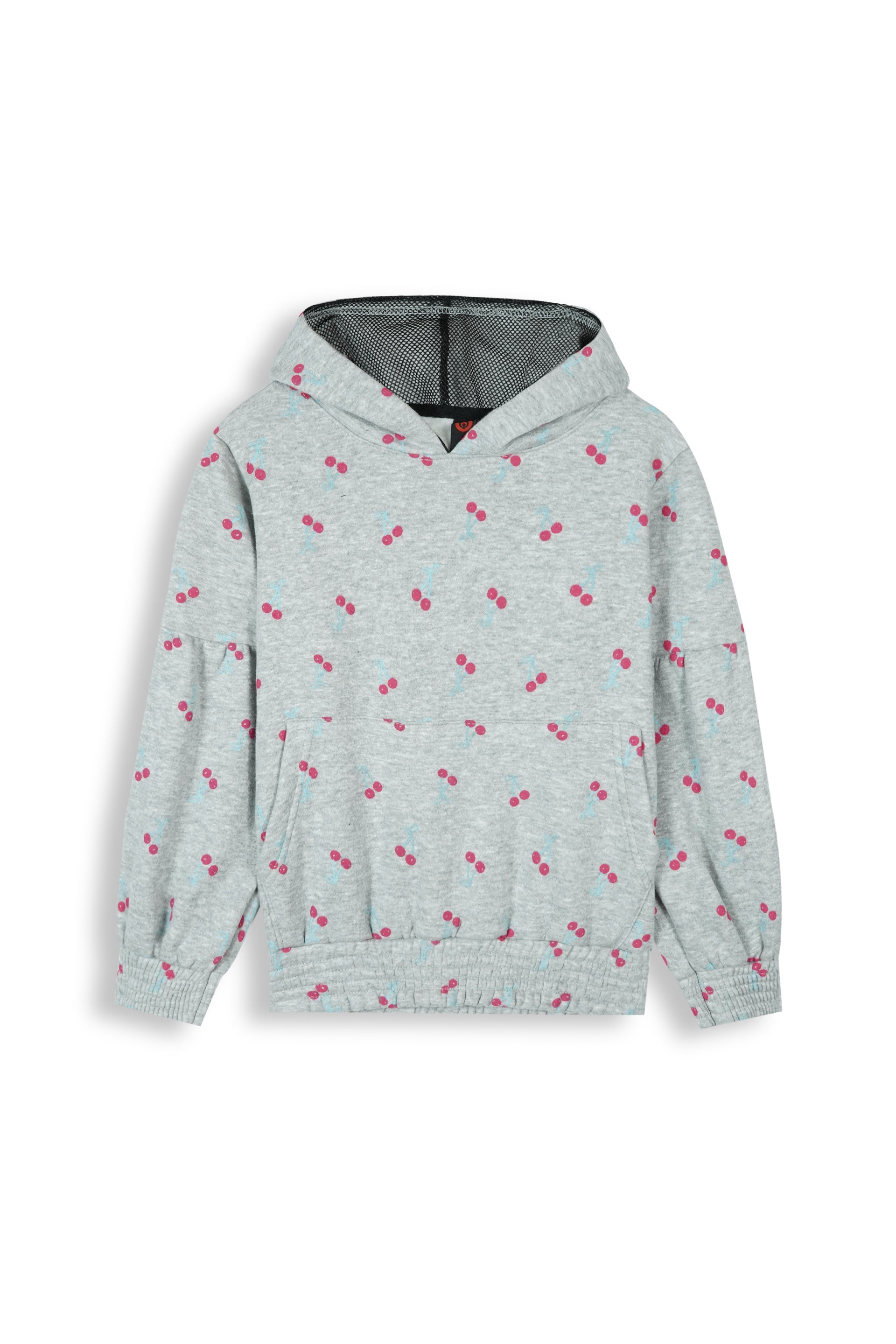 Kids Cherry Print Hoodie & Jogger Set – 100% Cotton Fleece