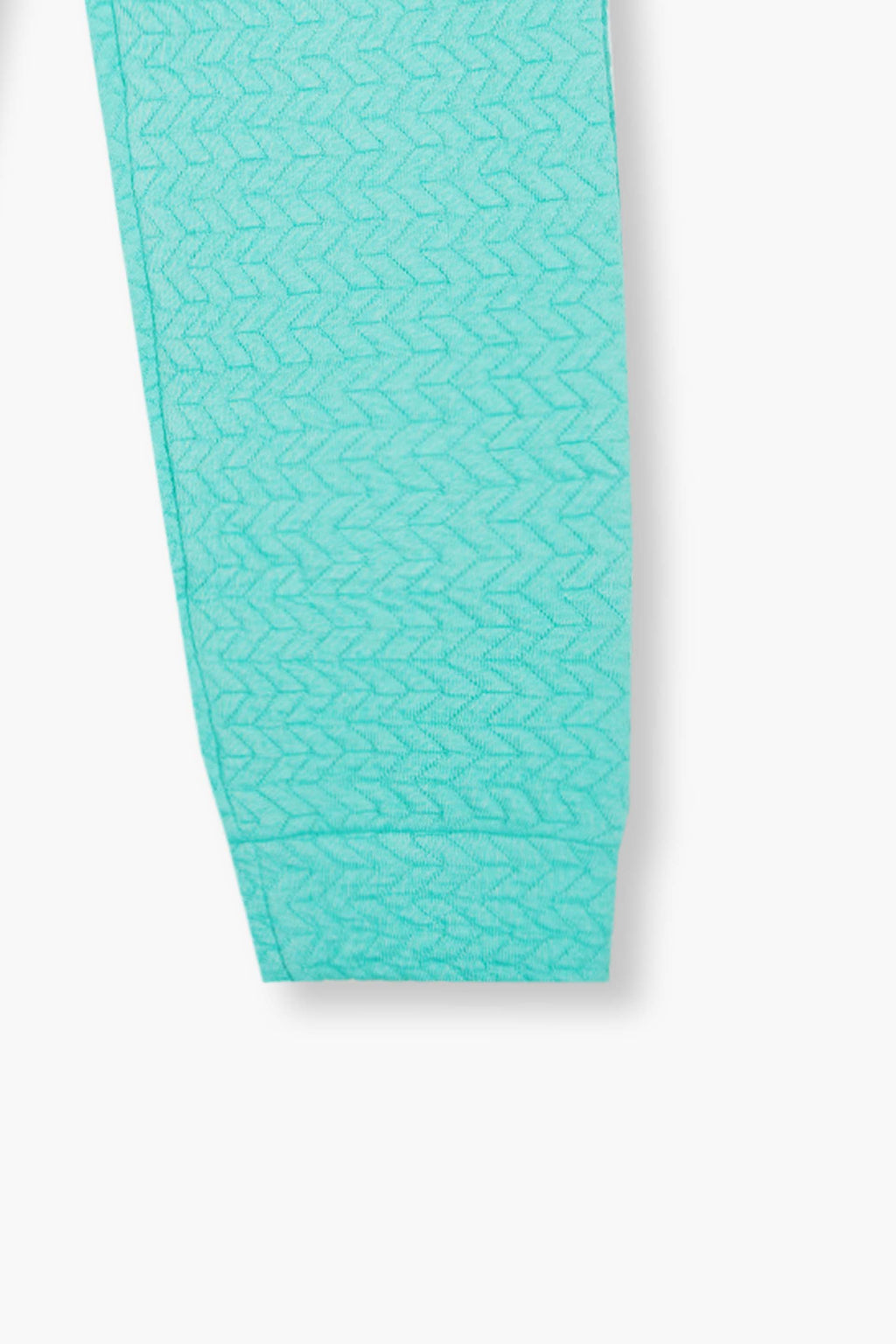 Kids Quilted turquoise Tracksuit | 2-Piece Hoodie & trouser Set | Winter Cotton Outfit