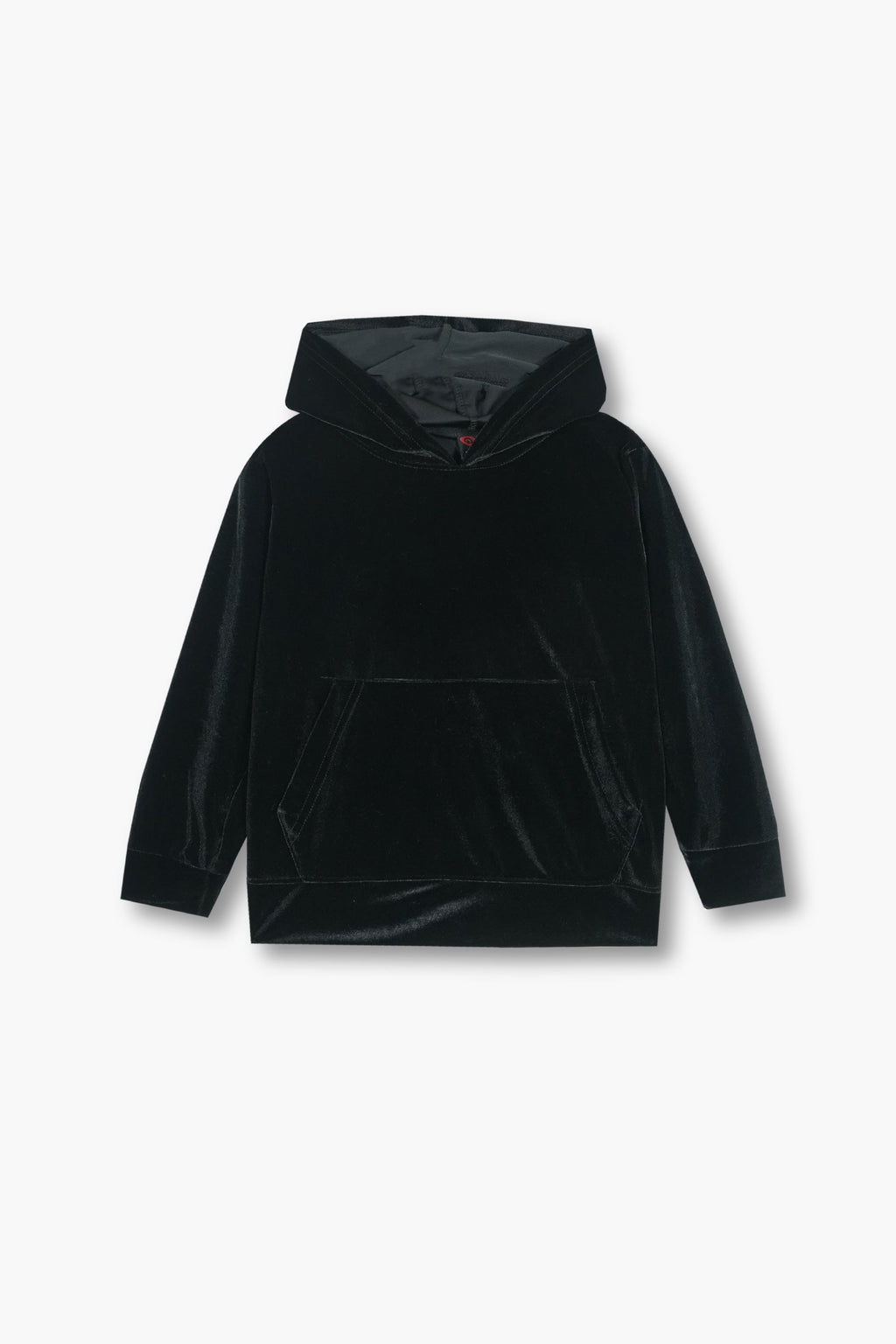 Kids Velvet Tracksuit – Black