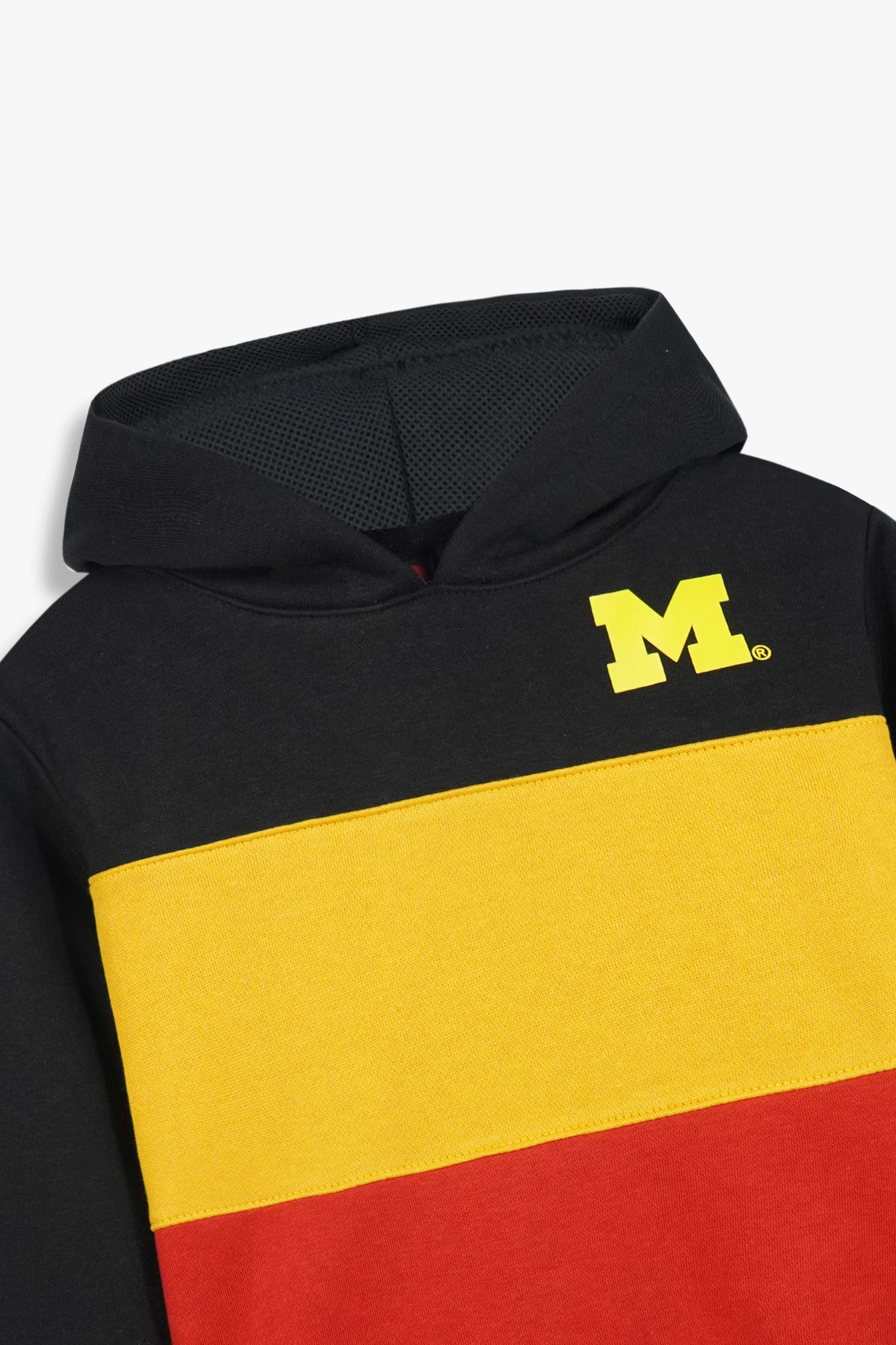 Kids Color-Block Fleece Hoodie – multi