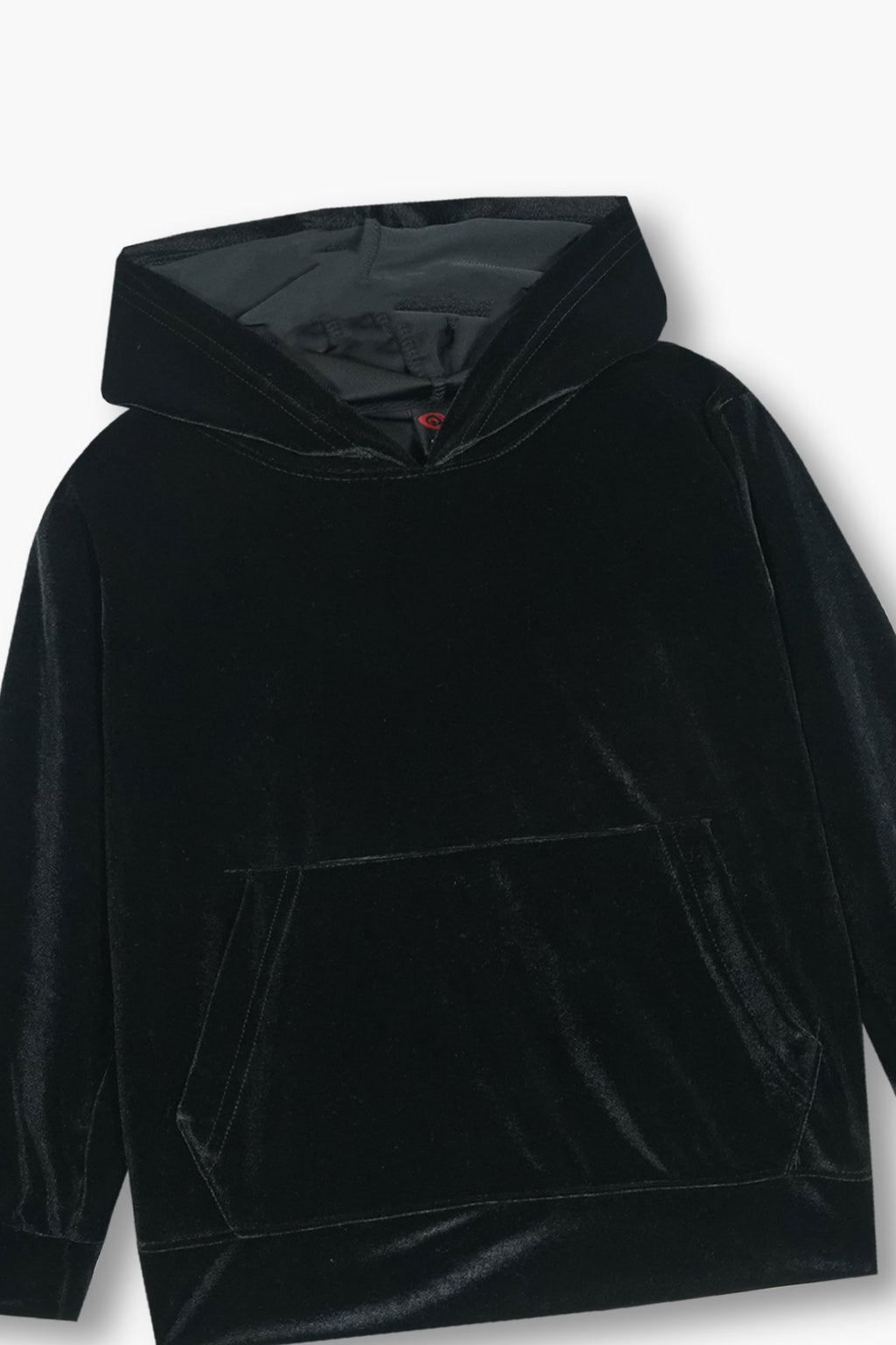 Kids Velvet hoodie – Black