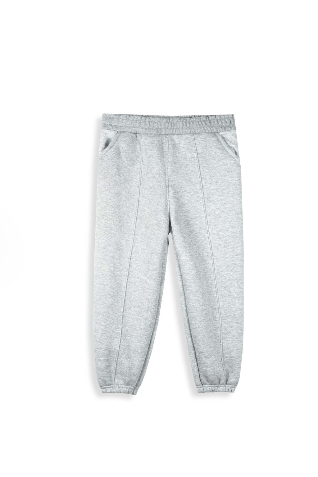 Light Grey Fleece Hoodie Suit for Kids | Cozy Winter 2-Piece Set
