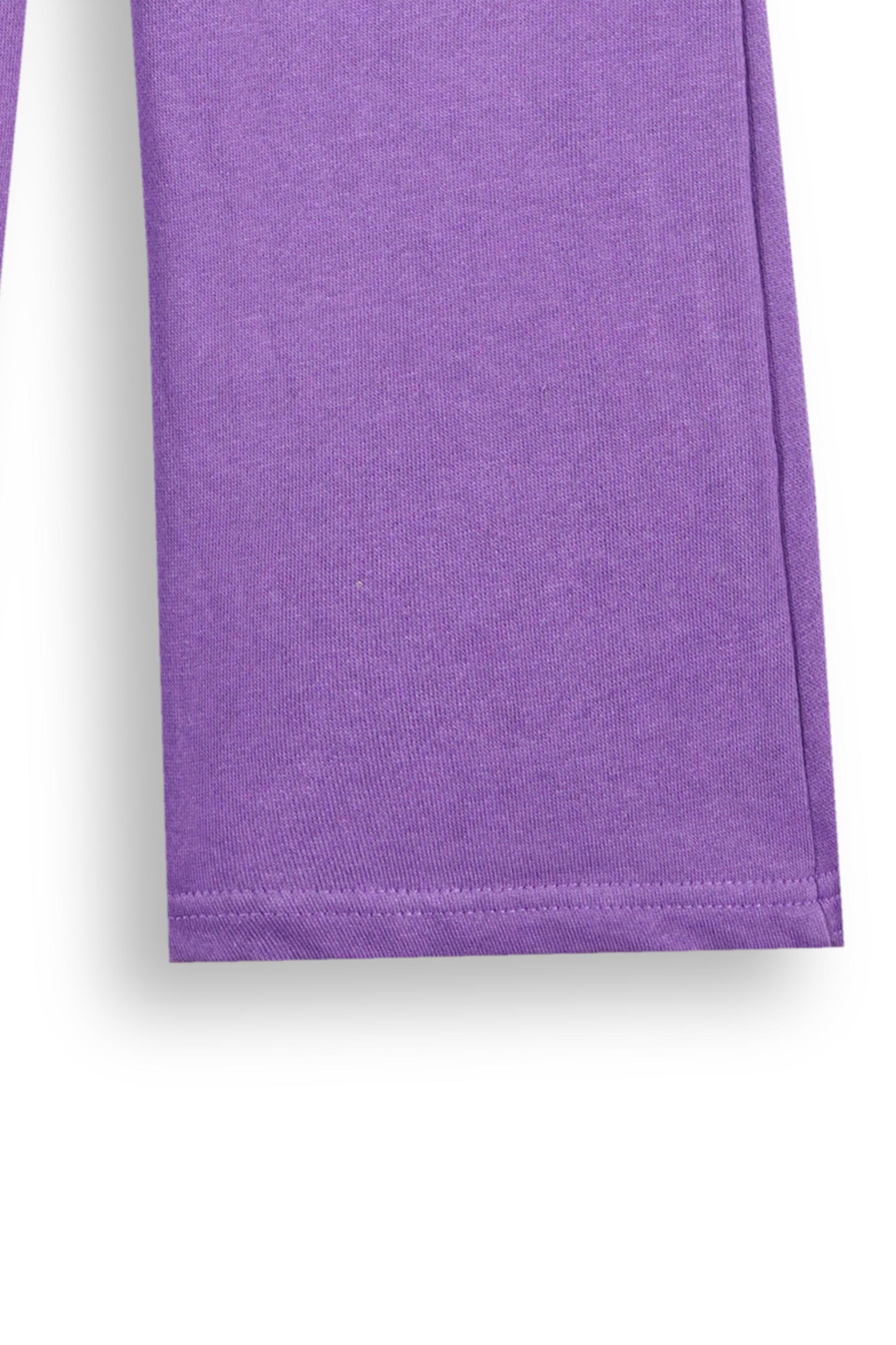 Kids Purple Tom & Jerry Fleece Tracksuit – 100% Cotton Fleece