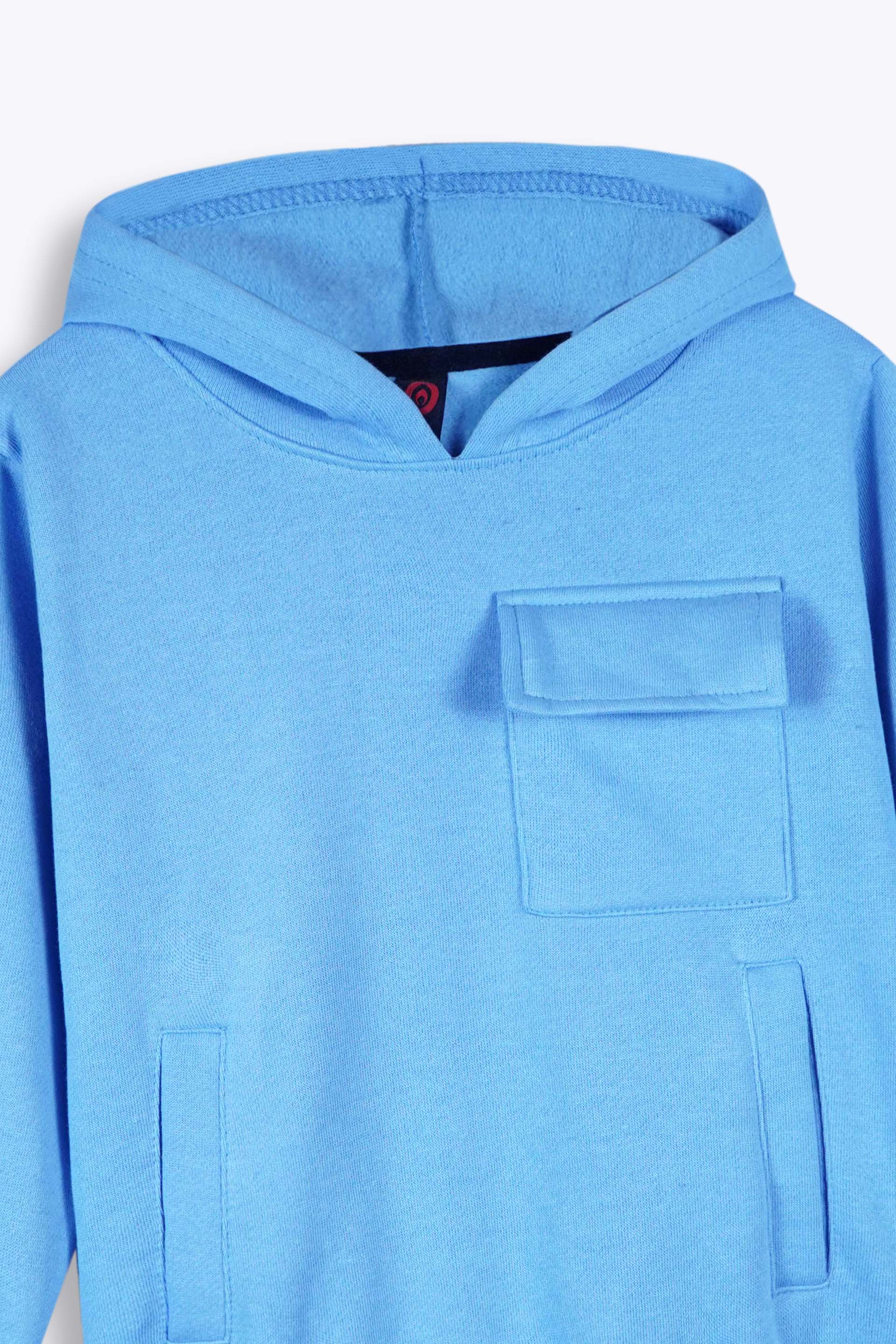 kids Utility Fleece Tracksuit – Sky Blue