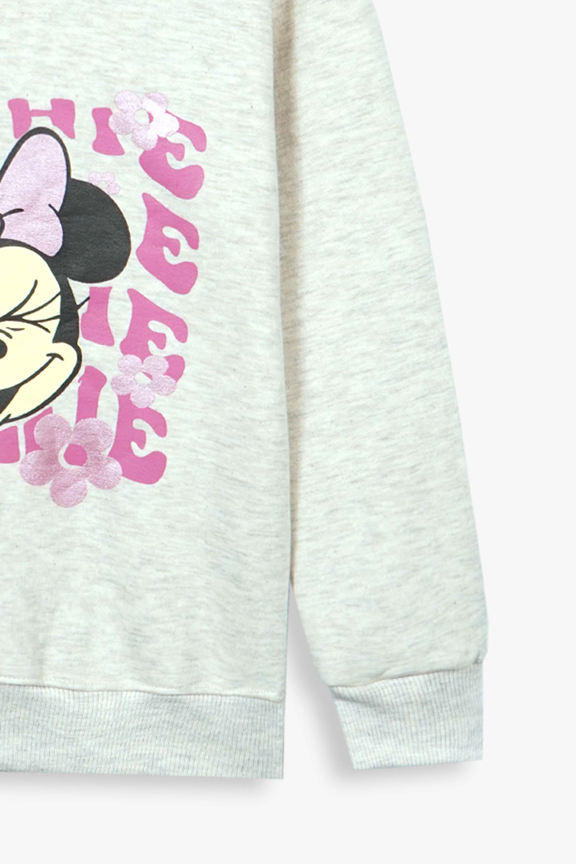 Minnie Mouse Kids Tracksuit | 2-Piece Cotton Fleece Sweatshirt & Joggers Set | Winter Wear