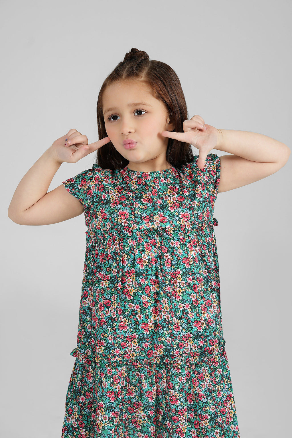 Lawn Digital Printed Top-Multi