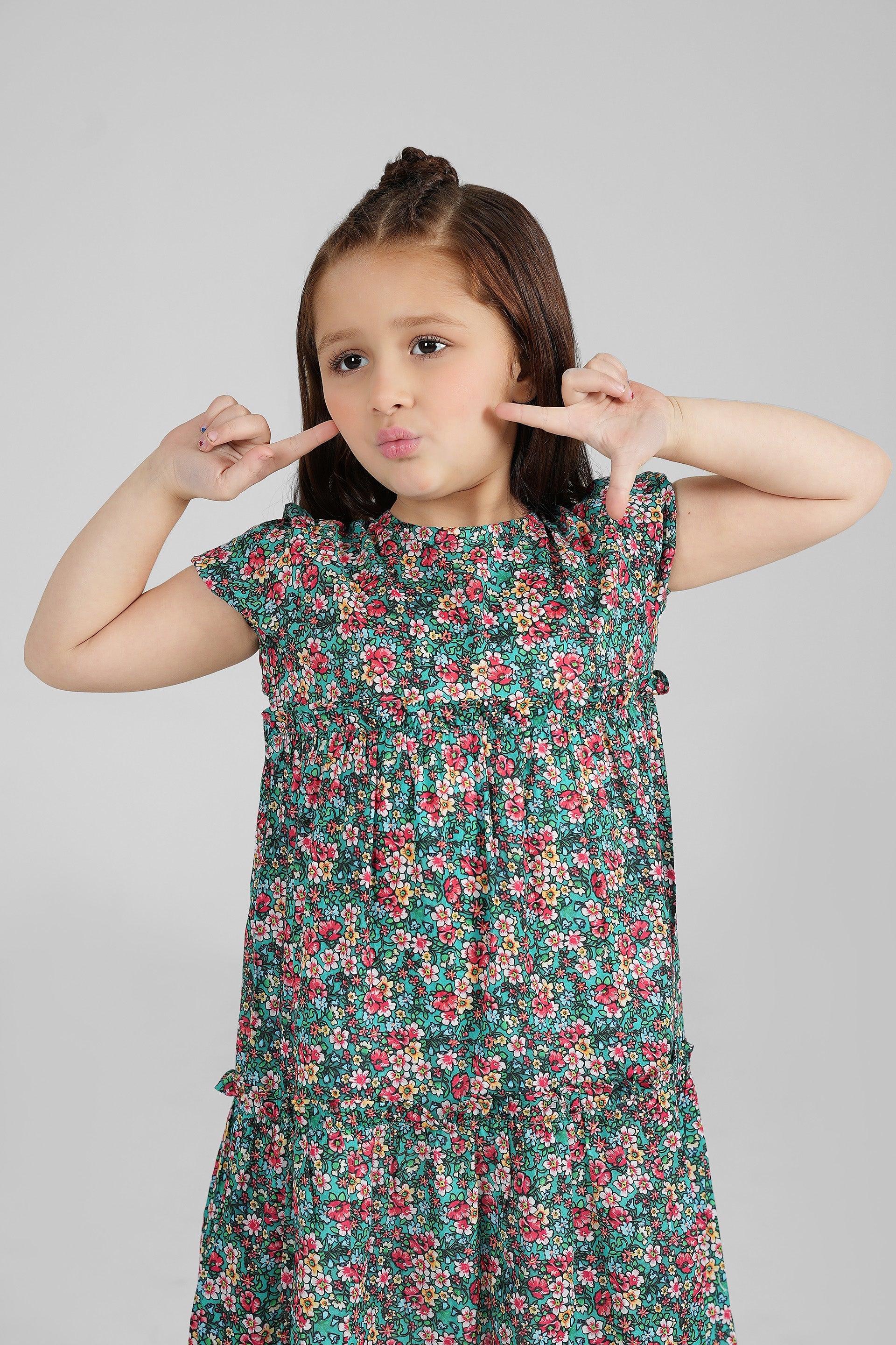 Lawn Digital Printed Top-Multi