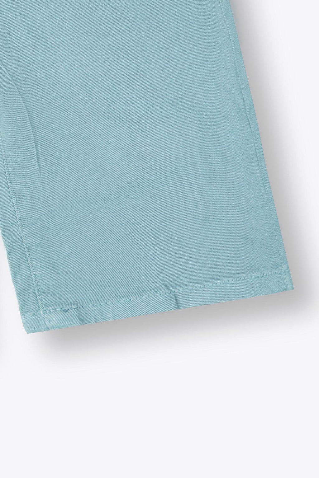 Kid's Cotton Light Green Short With Adjuster
