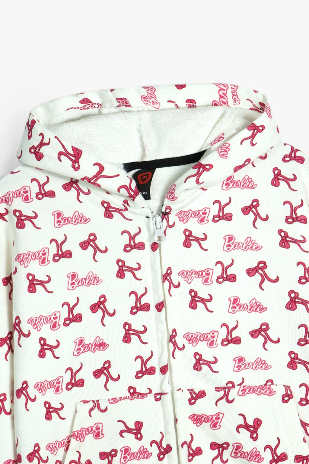 Barbie Print 100% Zip-Up Cotton Terry Hoodie – Heavy GSM