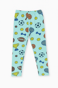 Sports Printed Girls Soft Cotton  Lycra Tight