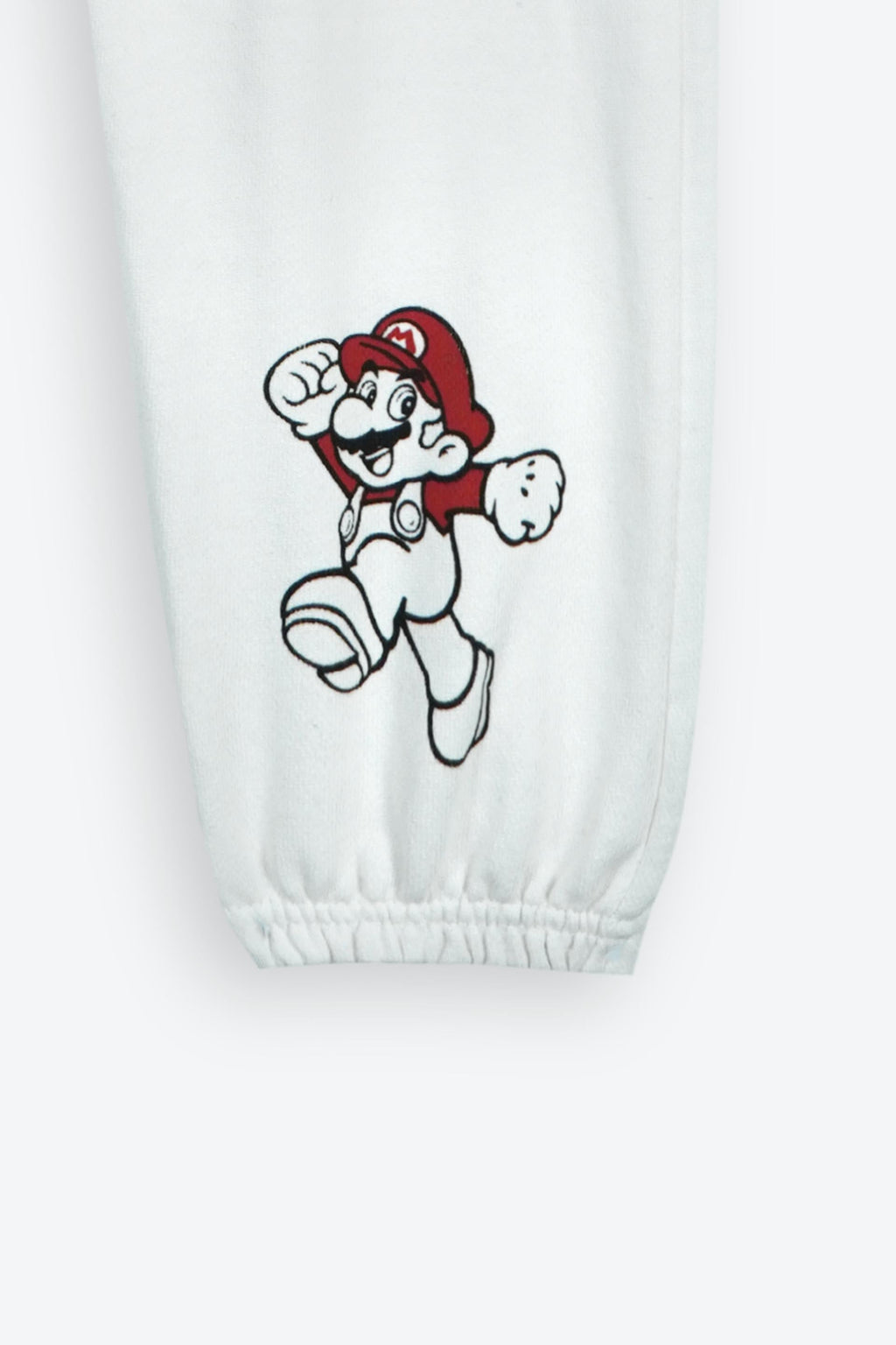 Super Mario Kids Tracksuit – White | 100% Cotton Terry