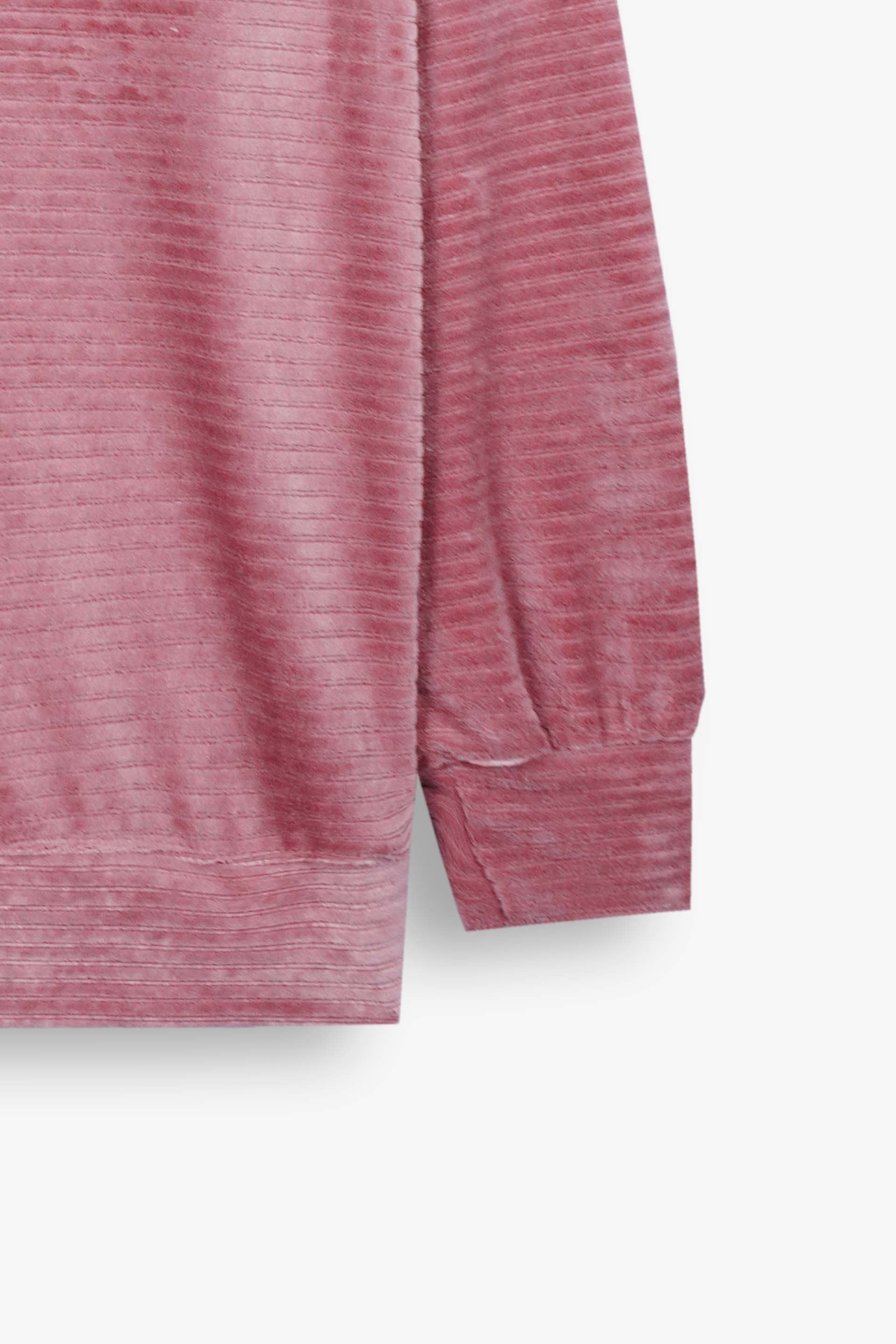 Kids Dusty Rose Velvet Hoodie – Soft & Cozy Winter Wear
