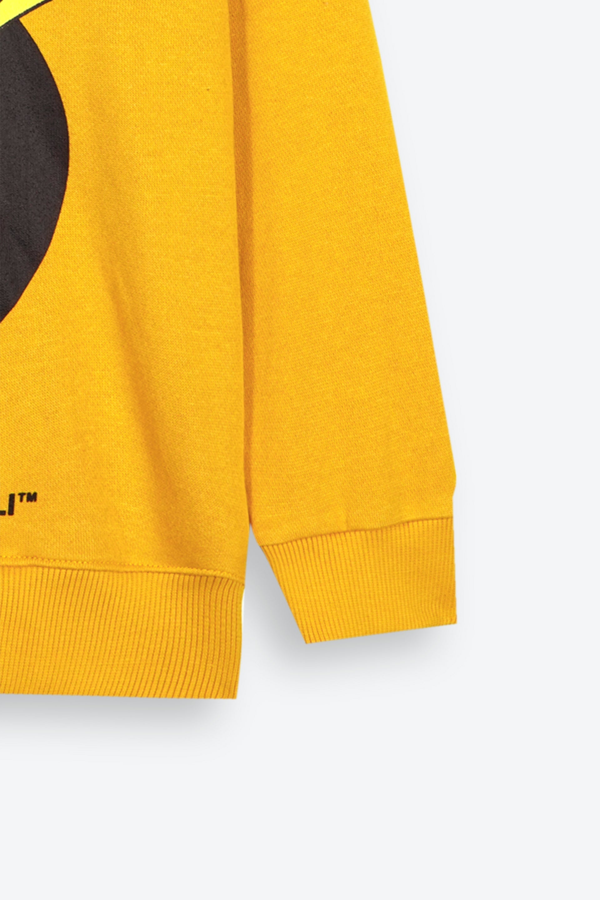 Pokémon Pikachu Girls Tracksuit – Yellow Hoodie & Black Wide-Leg Pants | 100% Cotton Fleece
