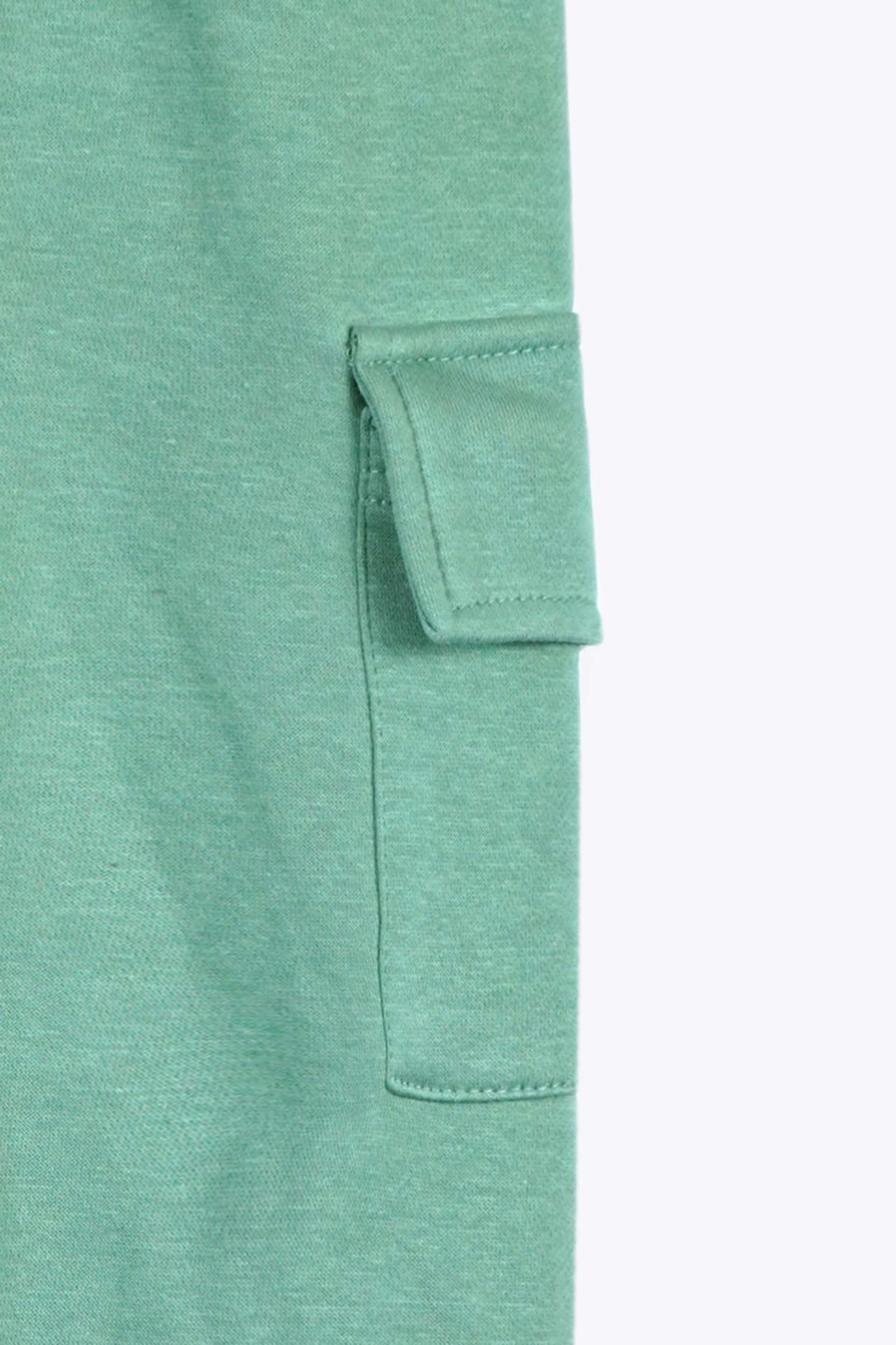Kids Utility Fleece Tracksuit – Mint Green
