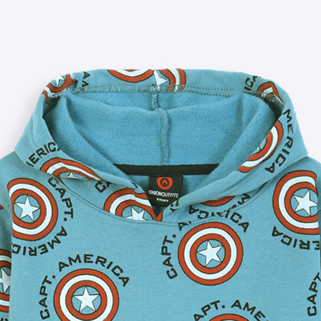 Kids Soft Cotton All-Over Printed Fleece Suit