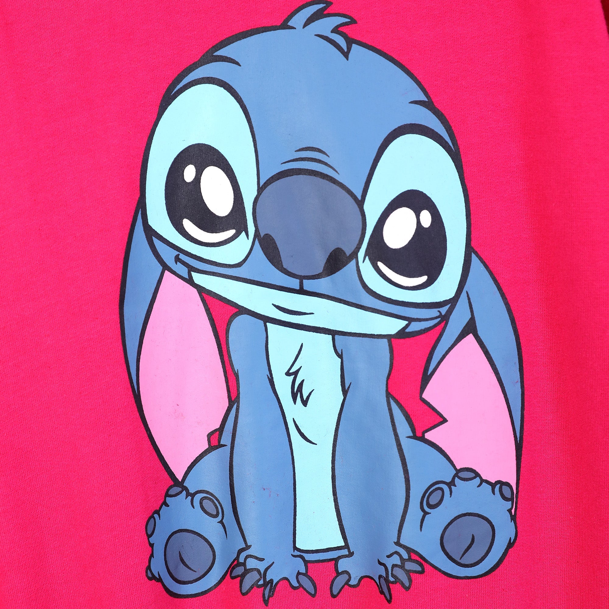 Stitch Printed Kids Fleece Suit | 100% Cotton Fleece Winter Outfit