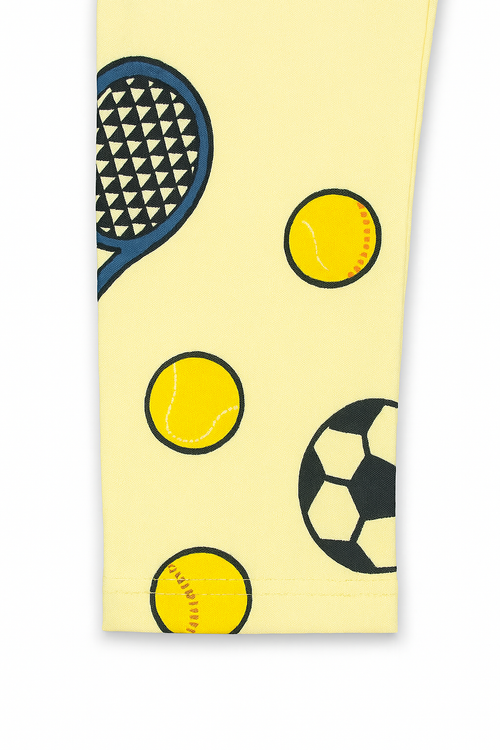 All over sports Printed Girls Soft Cotton Lycra Tight
