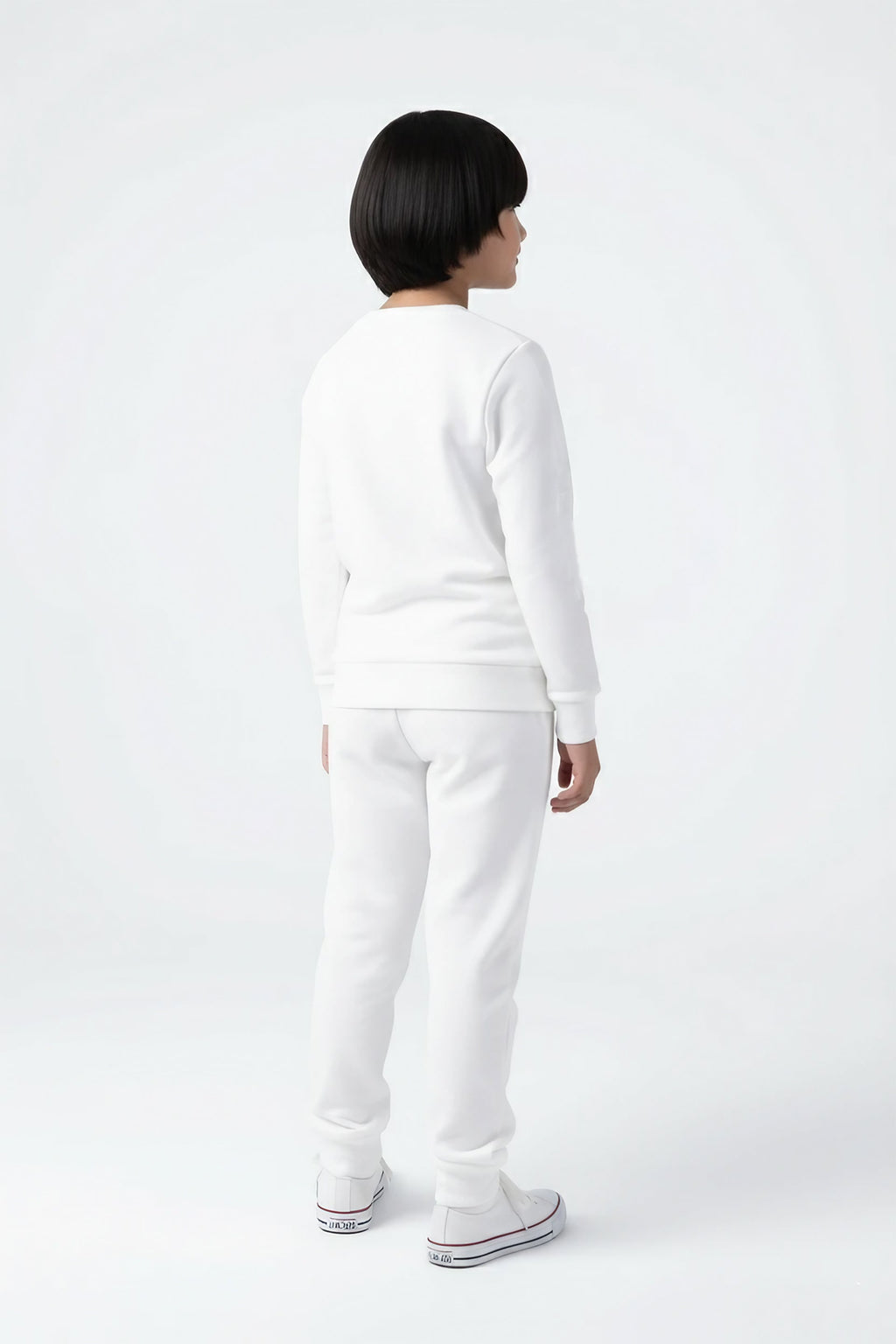 Super Mario Kids Tracksuit – White | 100% Cotton Terry