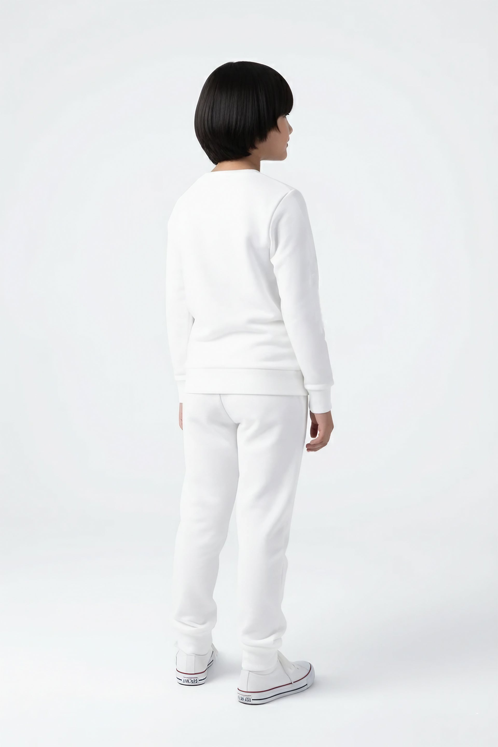 Super Mario Kids Tracksuit – White | 100% Cotton Terry