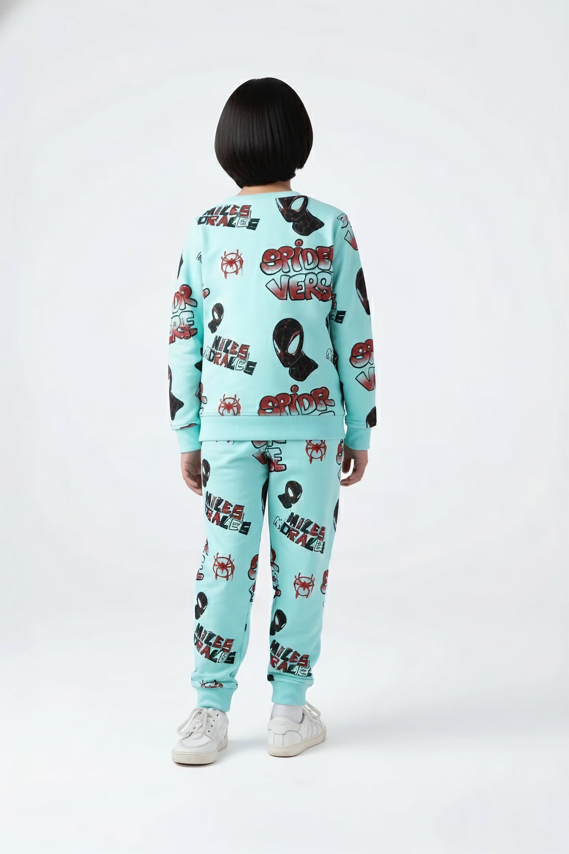 Kids Spider-Man Allover Printed Tracksuit | 100% Cotton Fleece