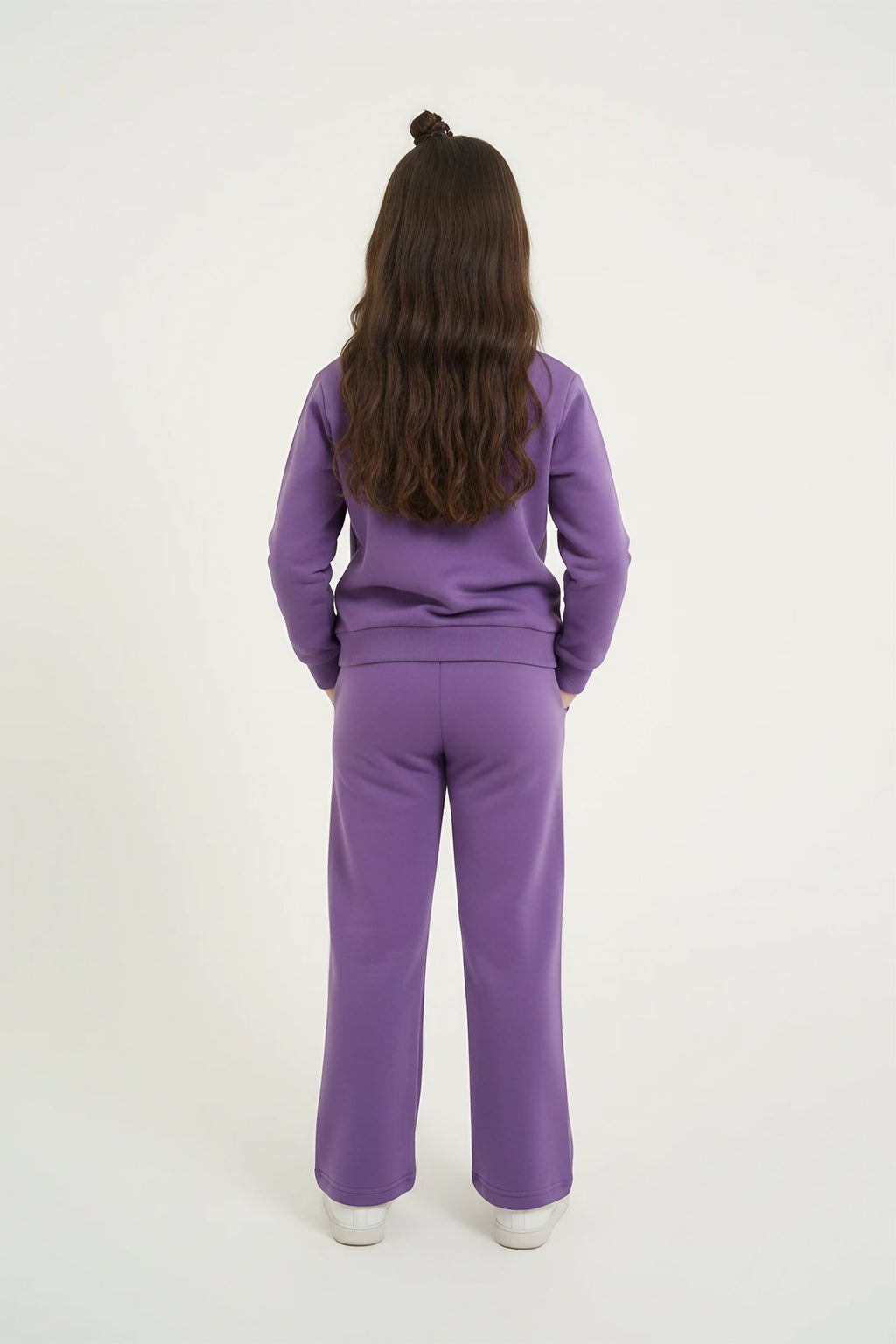 Kids Purple Tom & Jerry Fleece Tracksuit – 100% Cotton Fleece