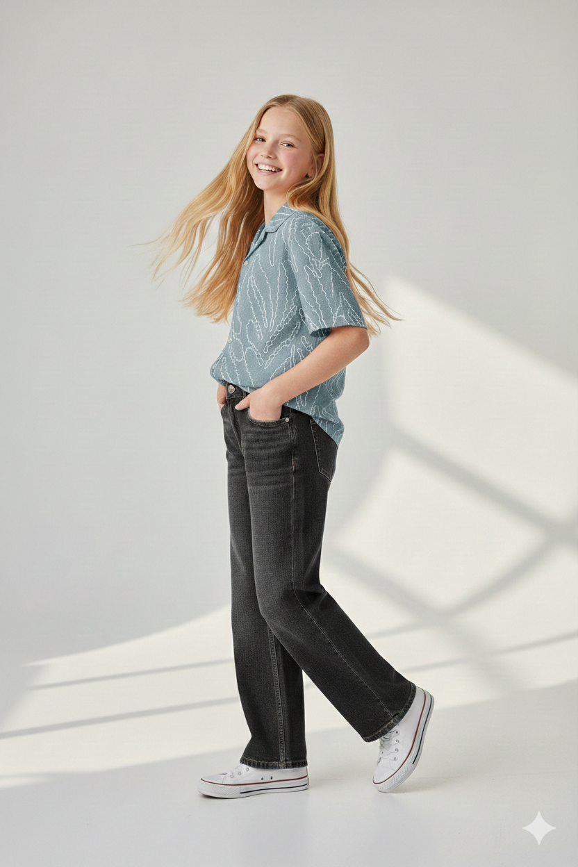 Jacquard Embroidered Shirt  | Onion Outfits