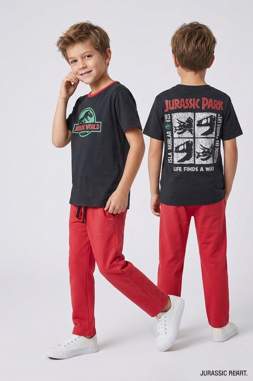 Jurassic World 100% Cotton Interlock Co-ord Set